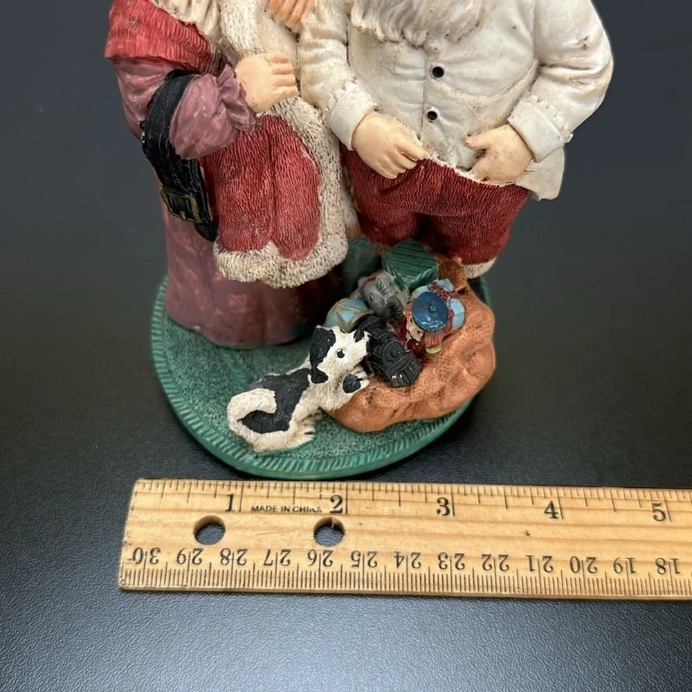 Vtg Hand Painted Deluxe Santa Claus Figurine 90’s Seasonal Specialties Co‎